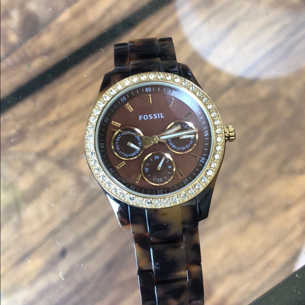Fossil Tortoise Shell Watch